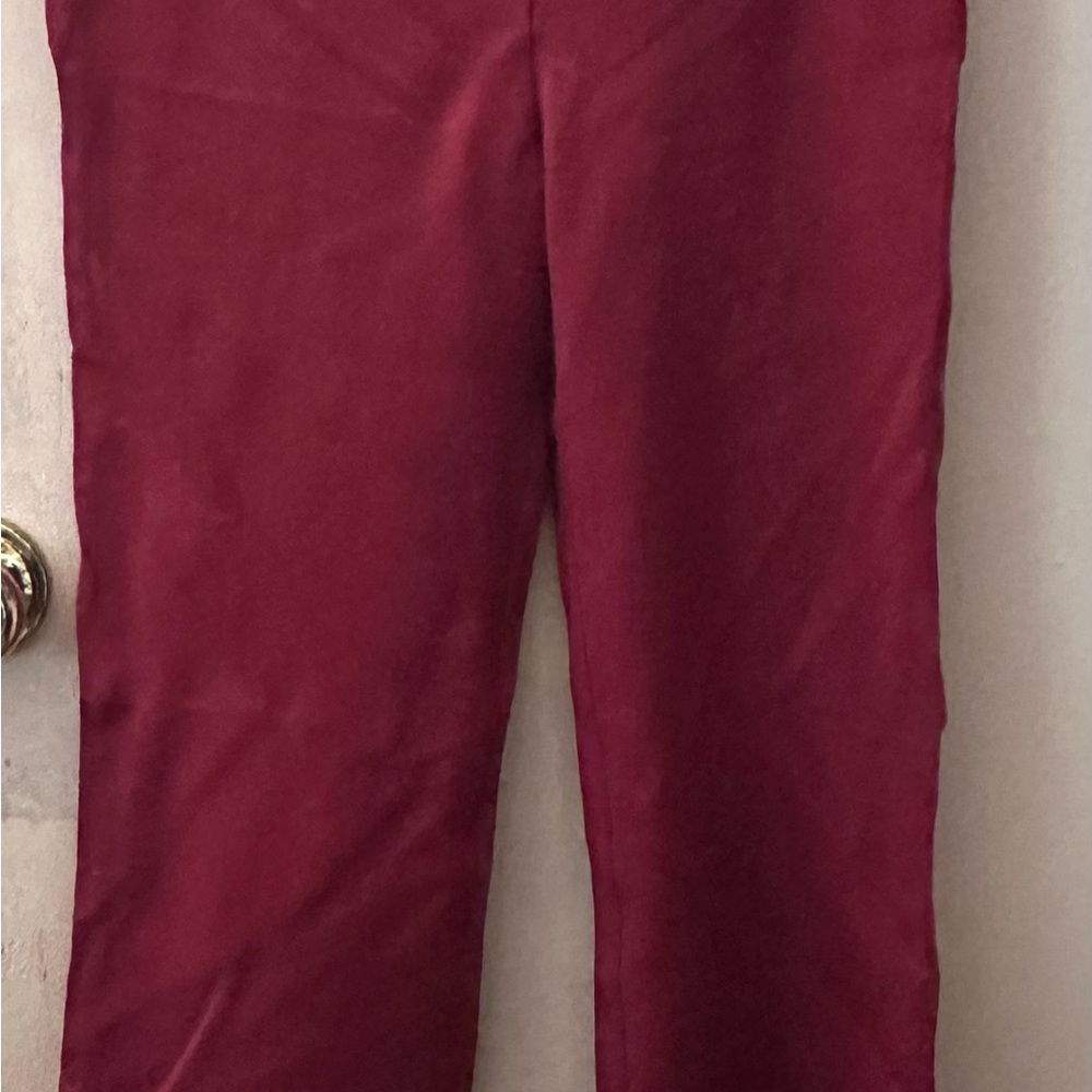 Betabrand Burgundy Pants